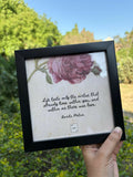 Amrita Pritam Quote Frame