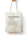 Mohabbat Tote Bag