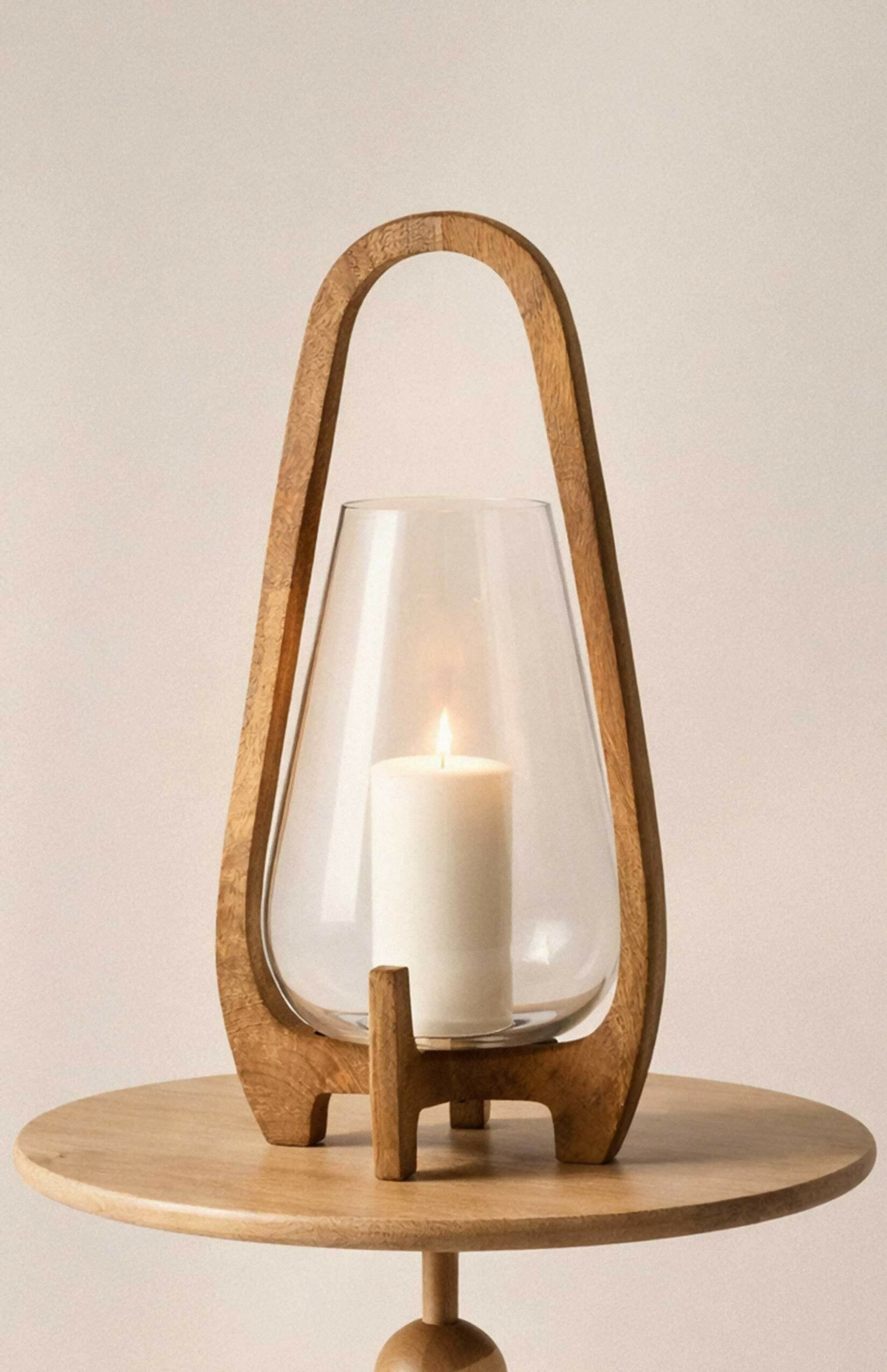 Maazi Wooden Lantern