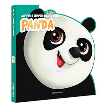 MyFirstShapedBoardbook- Panda, Die-Cut Animals, Picture Book for Children