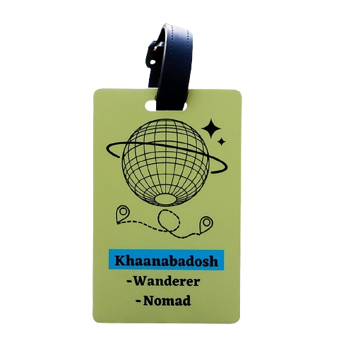 Khanabadosh Luggage Tag Combo Pack (Set Of 2)