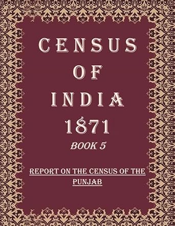 Census of India 1871: Report on The Census of The Punjab
