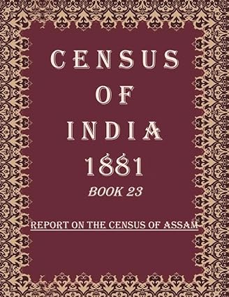 Census of India 1881: Report On The Census Of British Burma