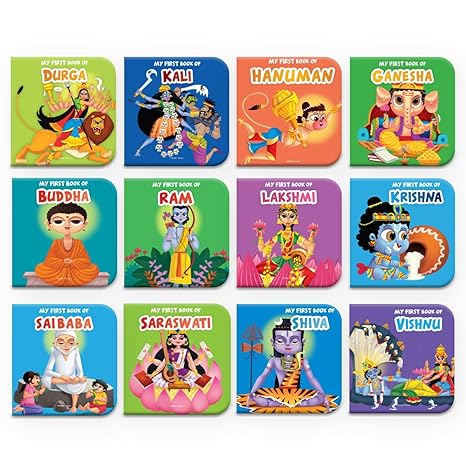 My First Library of Hindu Gods and Goddesses (Boxed Set) - Set of 12 Books