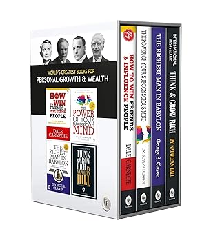 Worlds Greatest Books For Personal Growth & Wealth (Set of 4 Books) : Perfect Motivational Gift Set