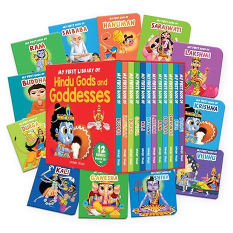 My First Library of Hindu Gods and Goddesses (Boxed Set) - Set of 12 Books