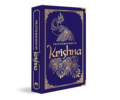 The Little Blue Book on Krishna (Deluxe Silk Hardbound)