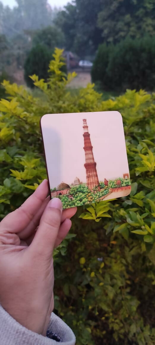 The Delhi Monuments - Daak Coaster set of 4