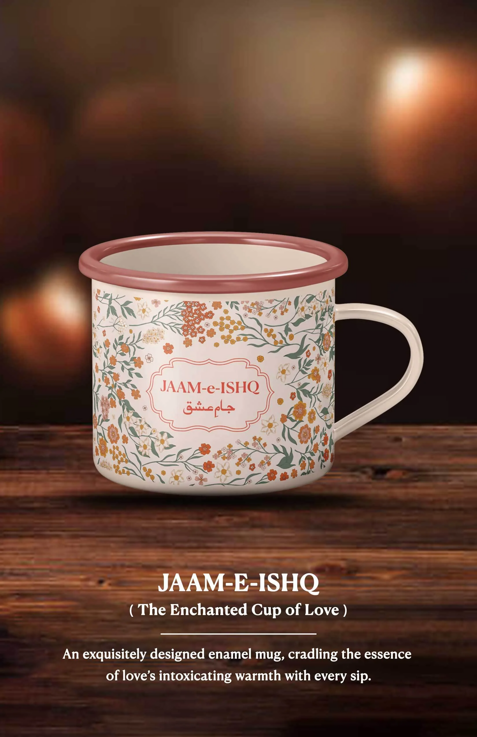 Jaam-e-Ishq Enamel Mug