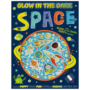 Glow in the Dark Puffy Stickers: Space