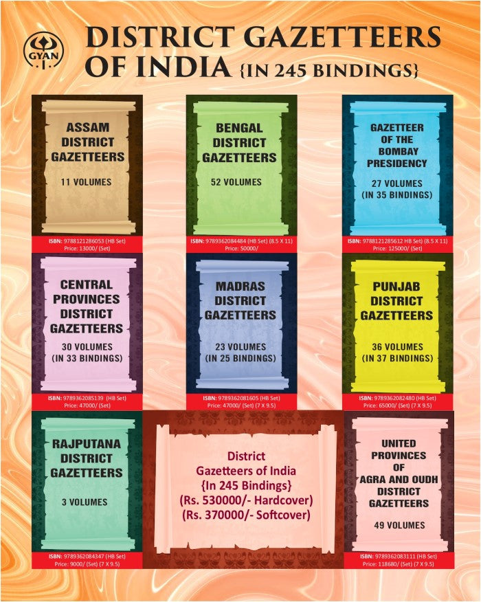 District Gazetteers of India (In 245 Bindings)