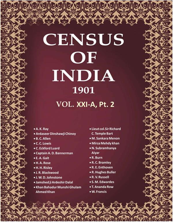 Census of India 1901: Gwalior - Tables