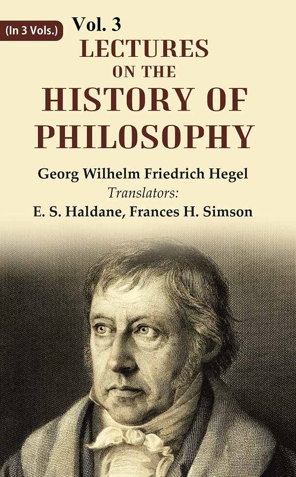 Lectures on the history of philosophy