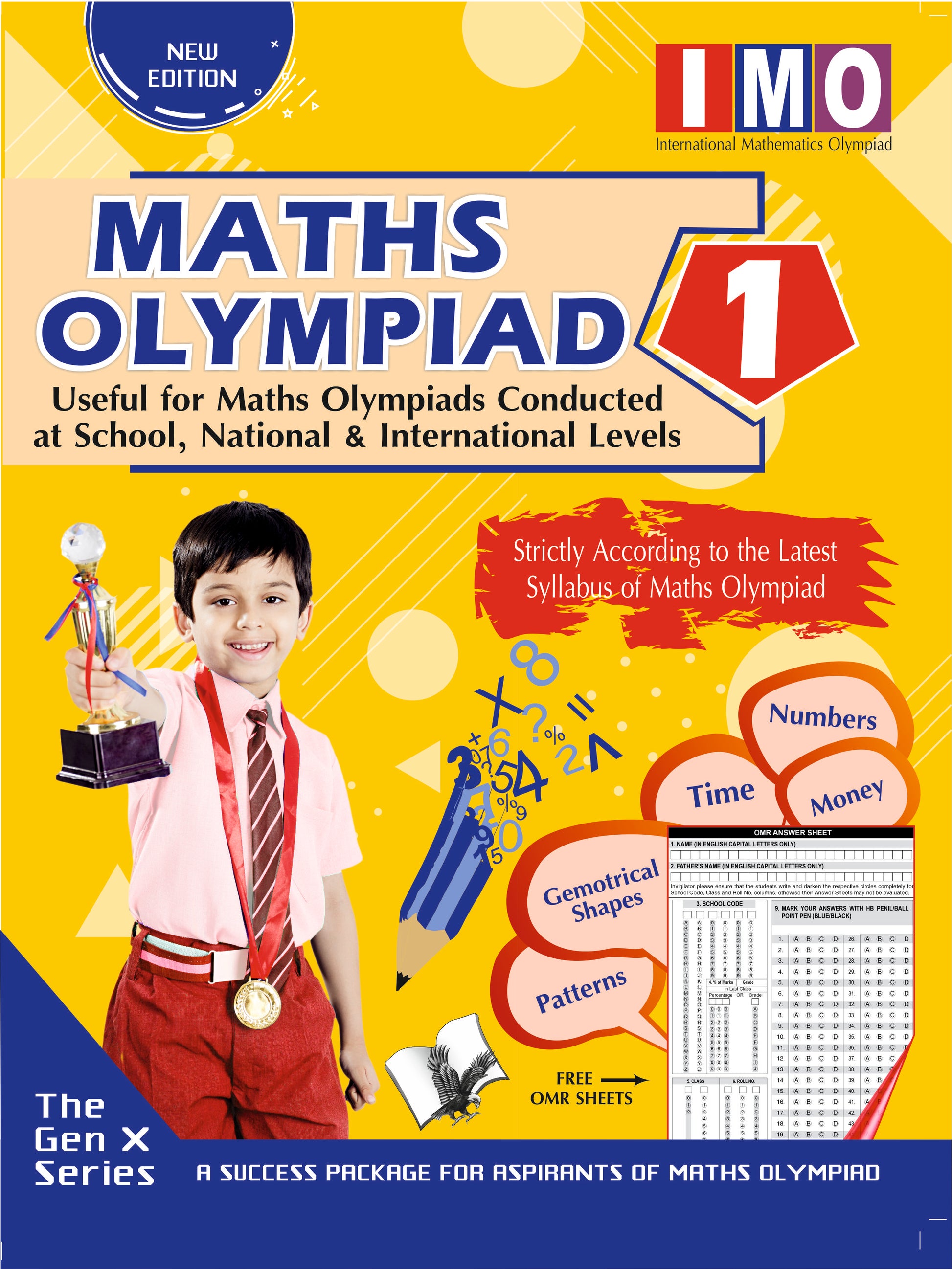 International Maths Olympiad - Class 1 (With OMR Sheets)