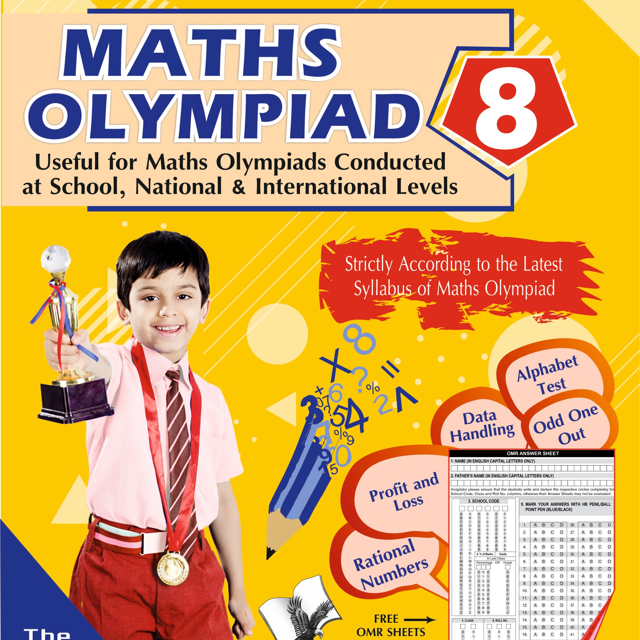 International Maths Olympiad - Class 8(With OMR Sheets)