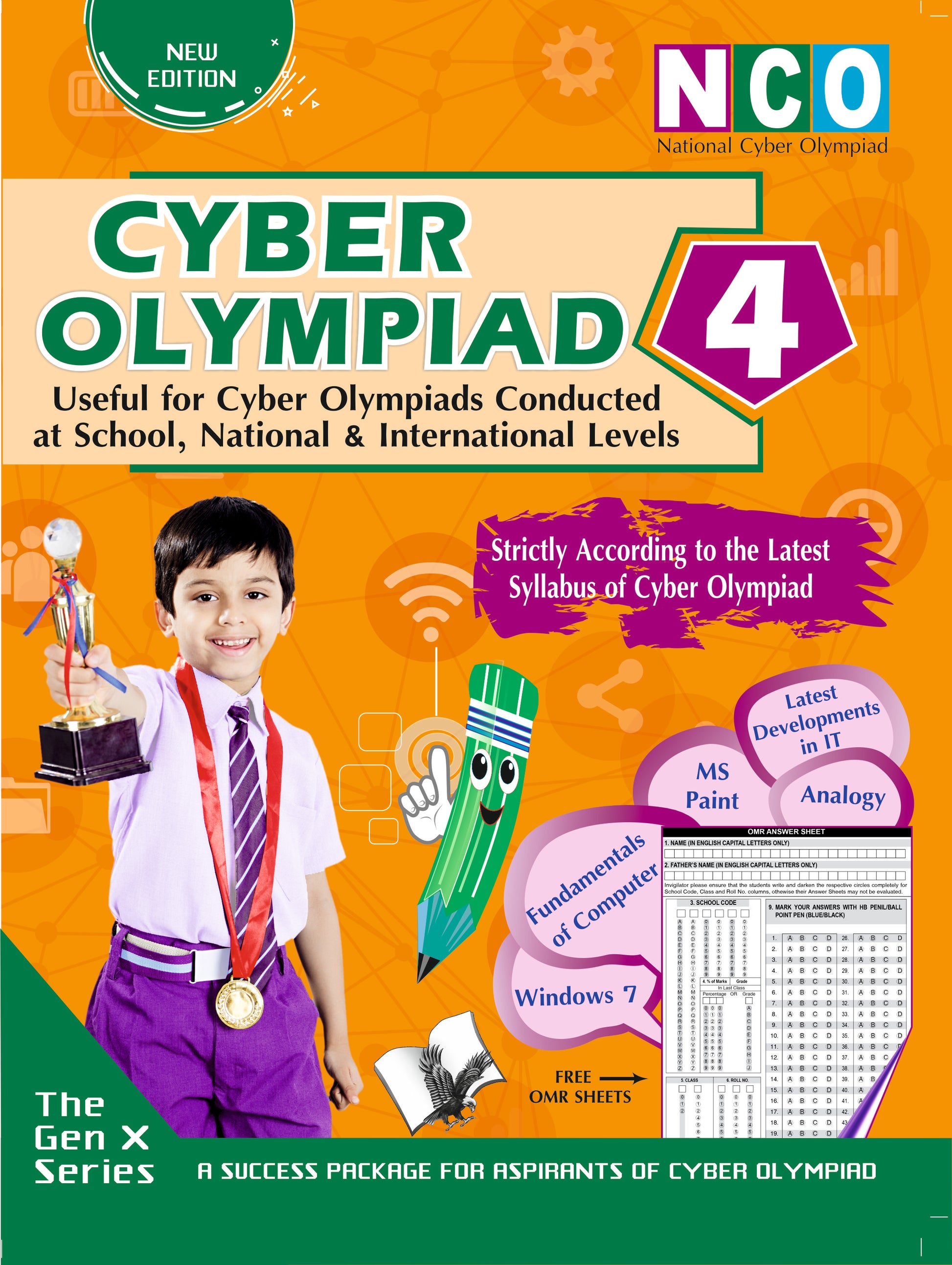 National Cyber Olympiad - Class 4 (With OMR Sheets)