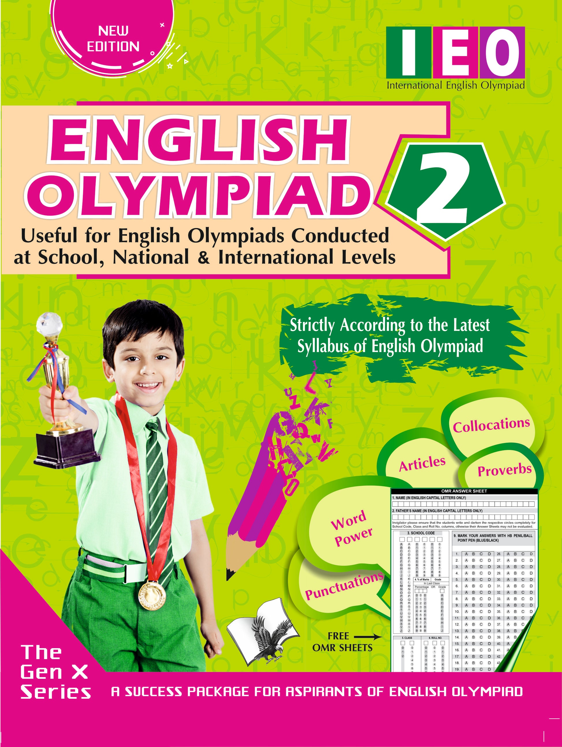 International English Olympiad - Class 2 (With OMR Sheets)