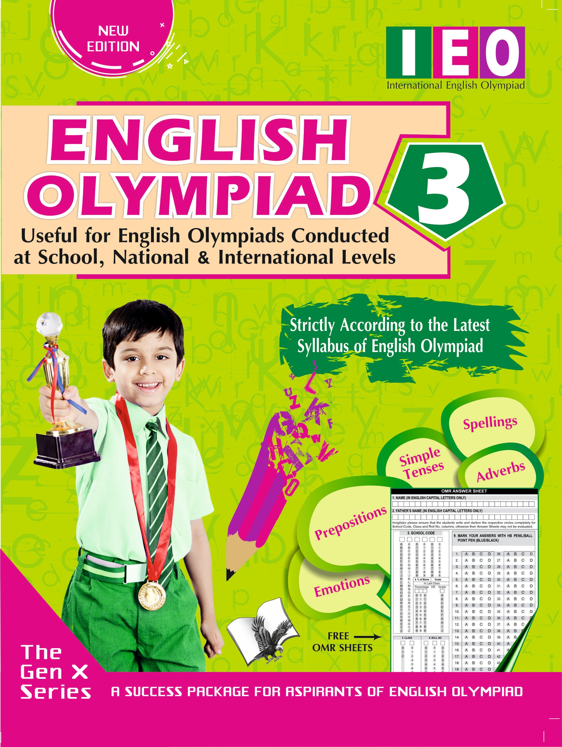 International English Olympiad - Class 3 (With OMR Sheets)