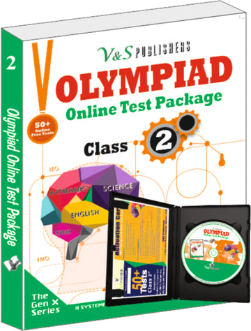 Olympiad Online Test Package Class 2 (Free CD With Activation Voucher)