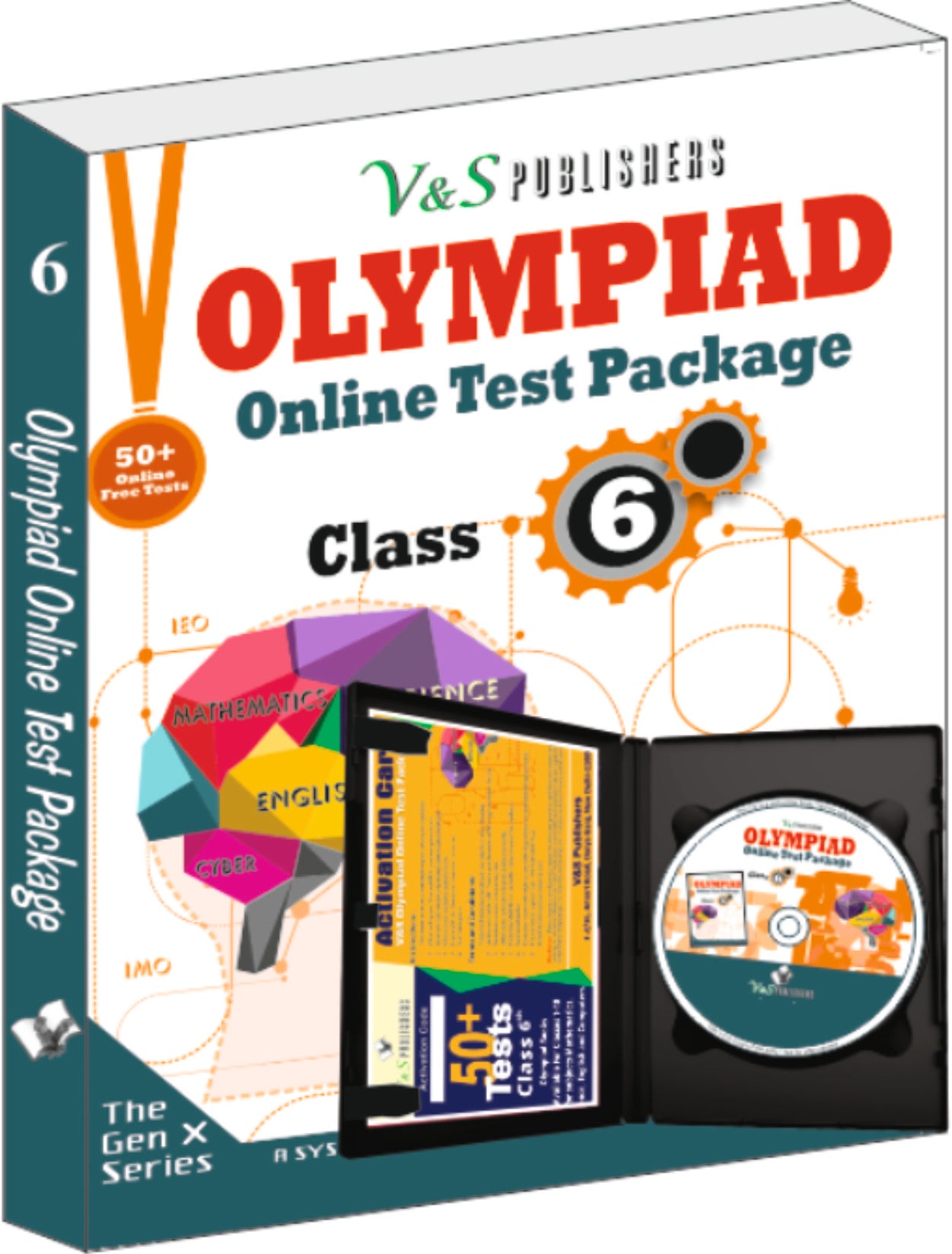 Olympiad Online Test Package Class 6 (Free CD With Activation Voucher)