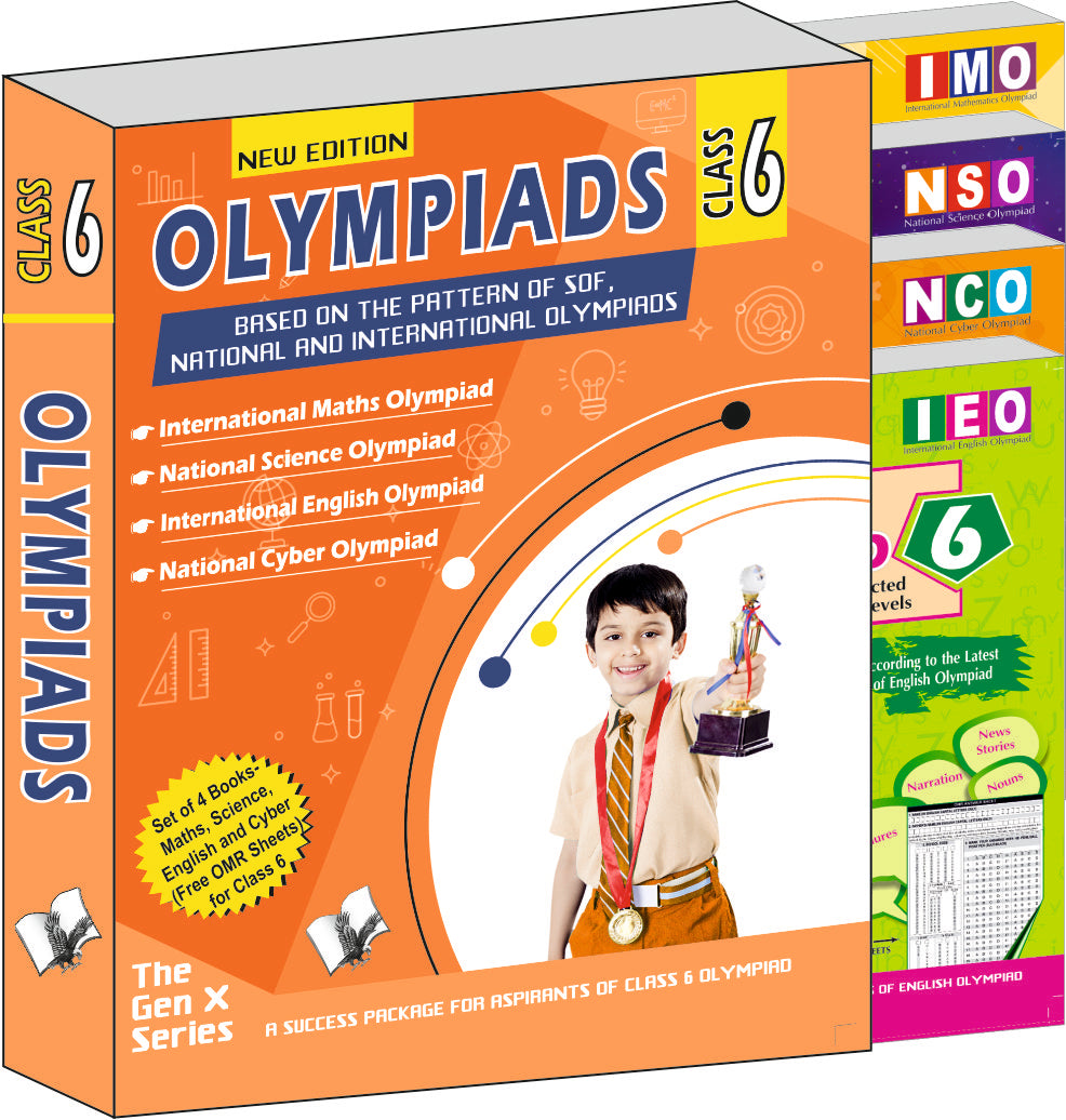 Olympiad Value Pack Class 6 (4 Book Set)