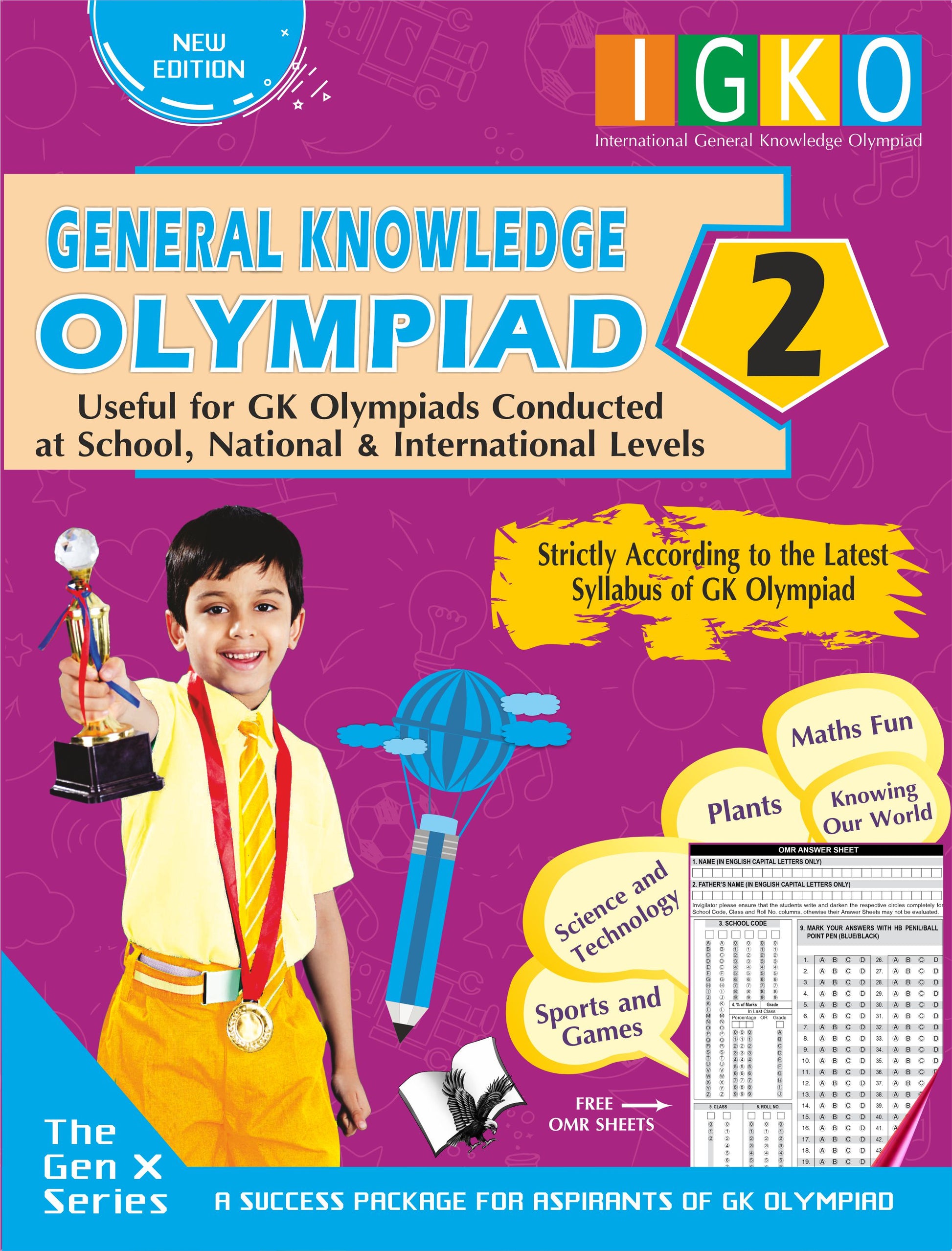International General Knowledge Olympiad - Class 2(With OMR Sheets)