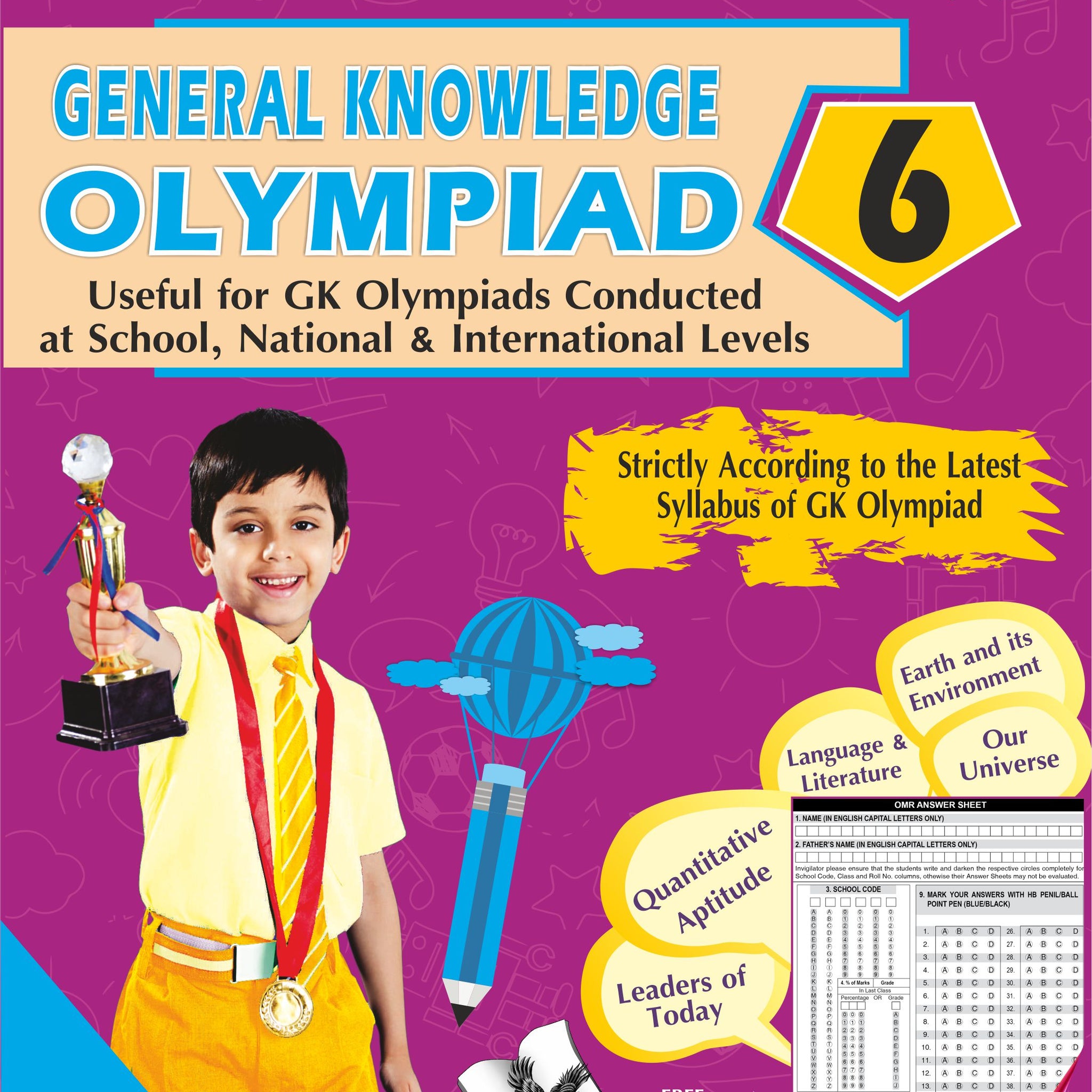 International General Knowledge Olympiad - Class 6(With OMR Sheets)