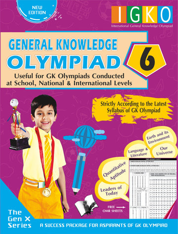 International General Knowledge Olympiad - Class 6(With OMR Sheets)