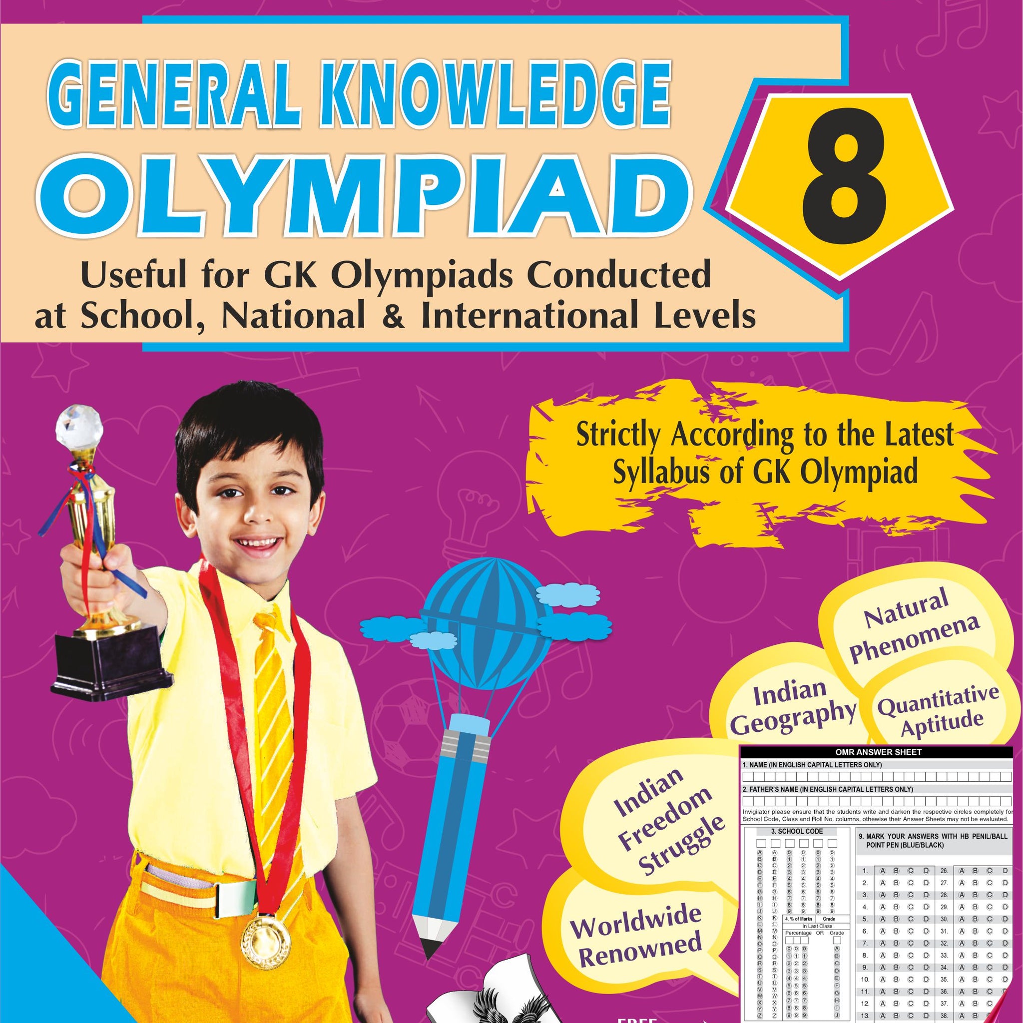 International General Knowledge Olympiad - Class 8(With OMR Sheets)