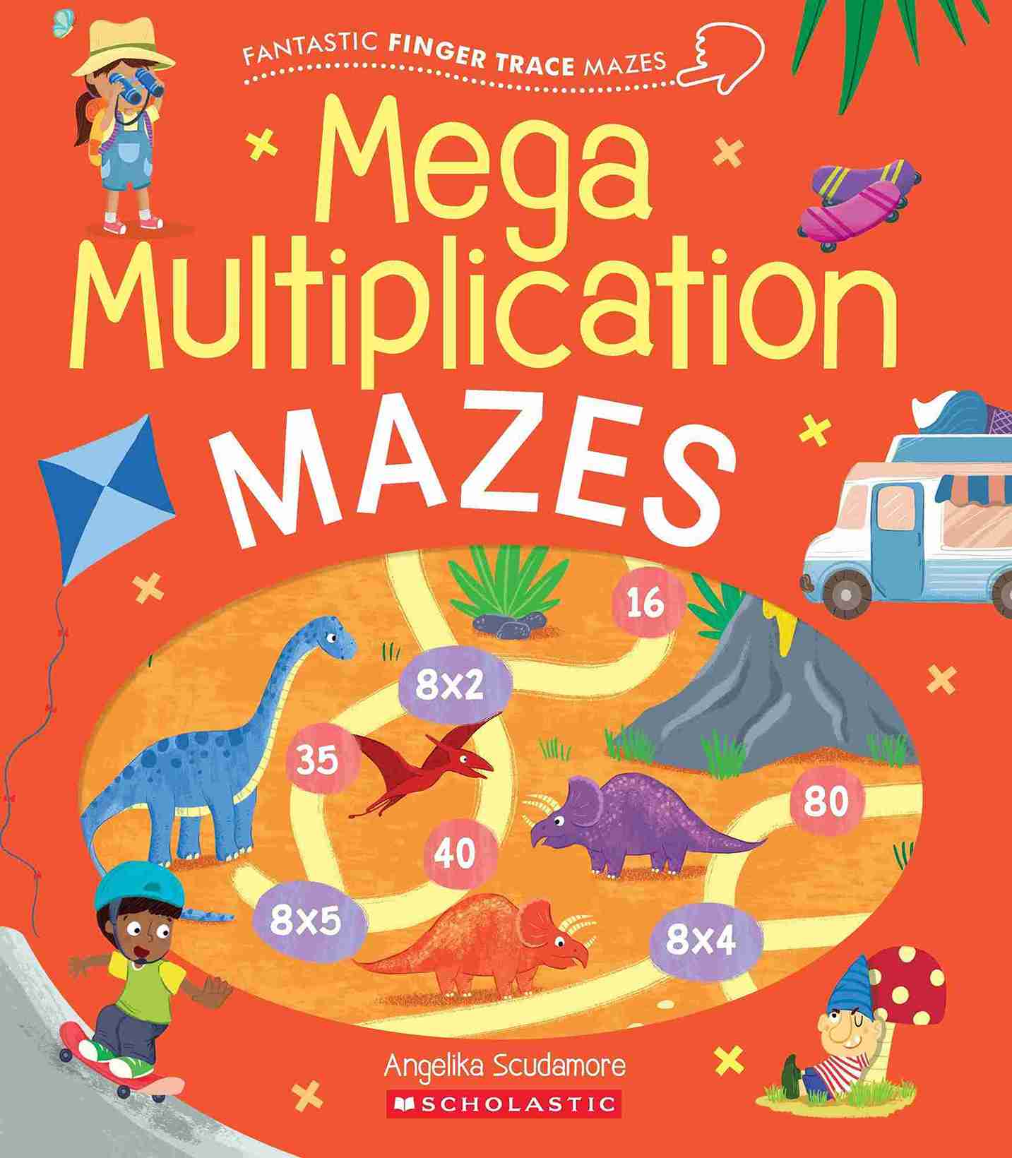 Fantastic Finger Trace Mazes: Awesome Multiplication Mazes
