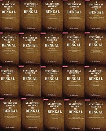 A Statistical Account of Bengal Volume 20 Vols. Set