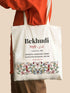 Rekhta Bekhudi Tote Bag | 100% Cotton Canvas Bags for Men & Women