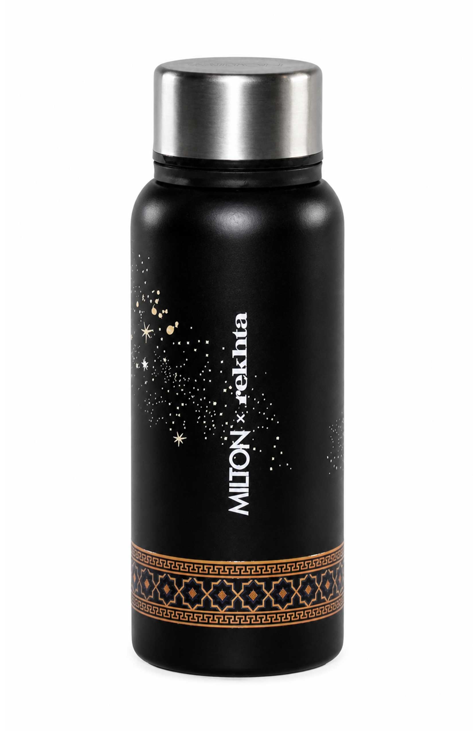 Brim Stainless Steel Water Bottle, 560 ml | MILTON x rekhta