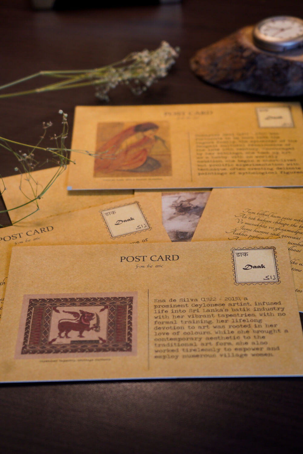 Women's Stories Postcard Box from the Subcontinent