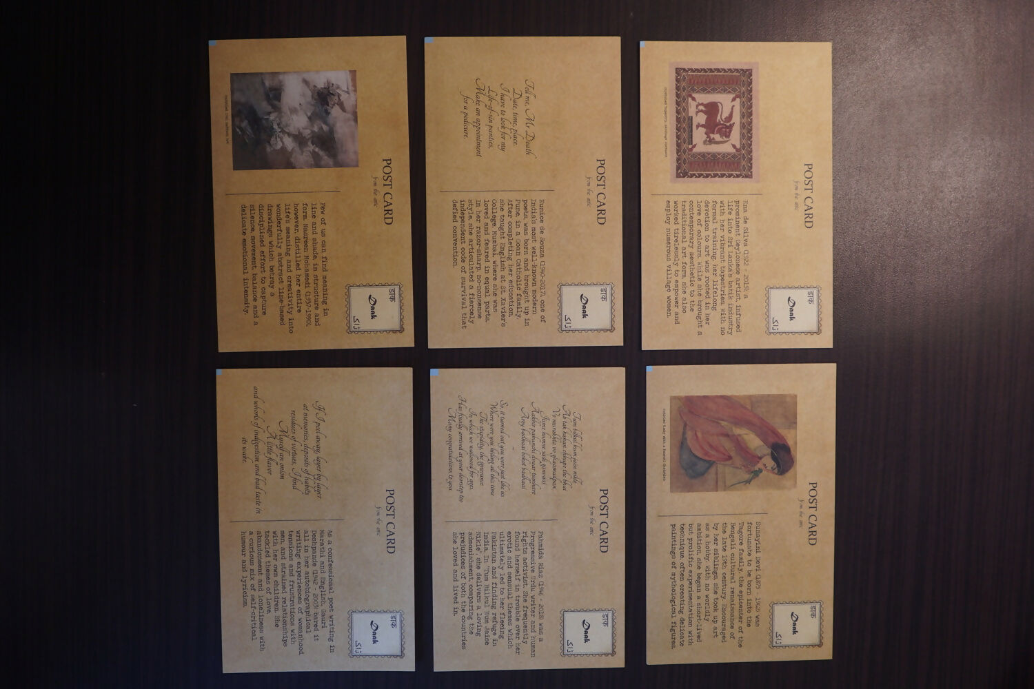 Women's Stories Postcard Box from the Subcontinent