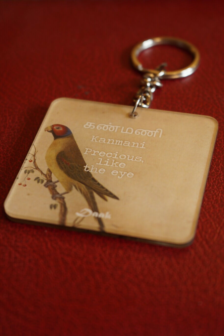 Kanmani (Precious, like the eye)-Daak Keychain