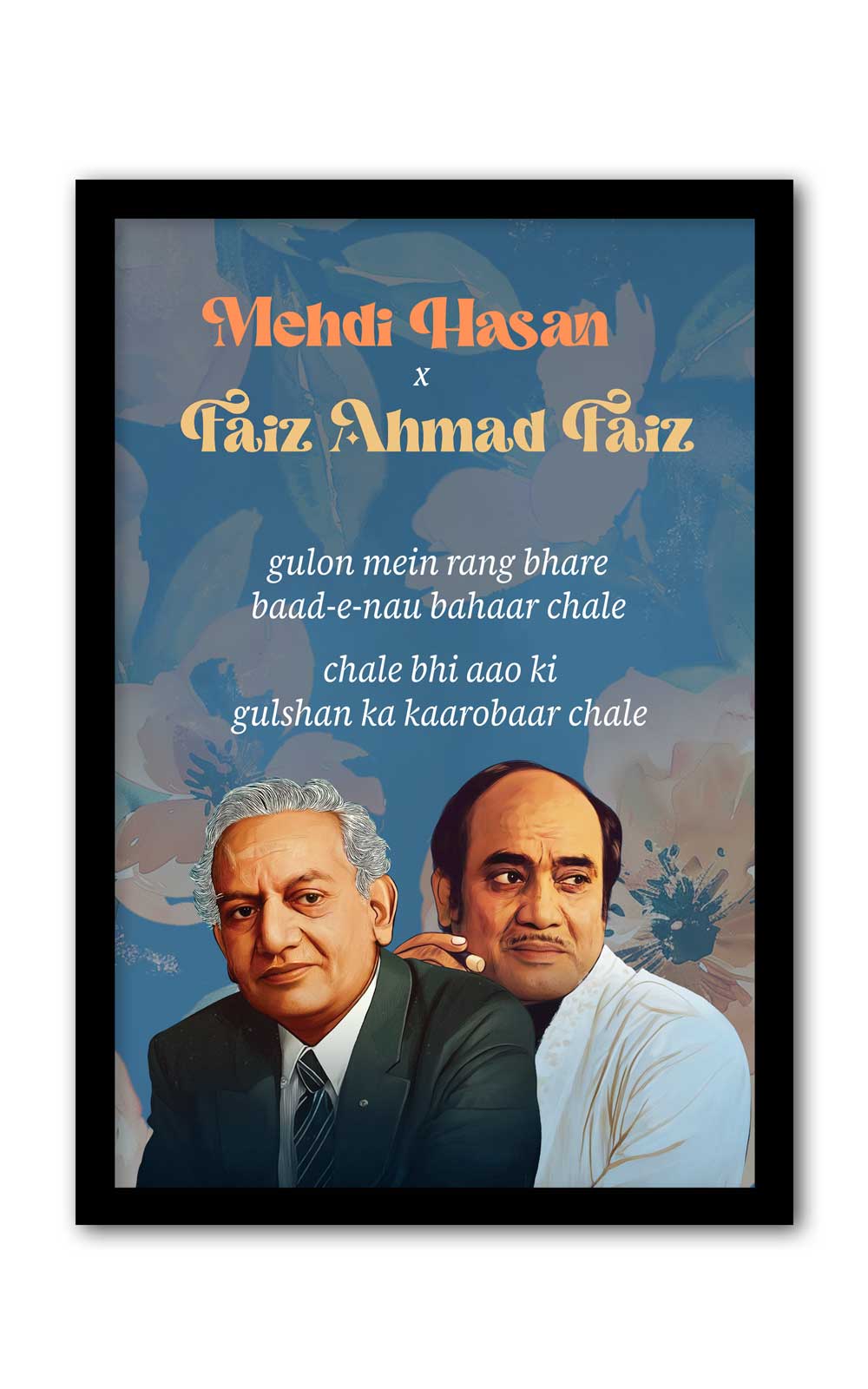 Shayari Poetry Frames - Wall Posters with Frame for Home and Office