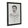 Premchand Art Print A4 Size (Framed)