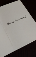 Happy Anniversary- Greeting card