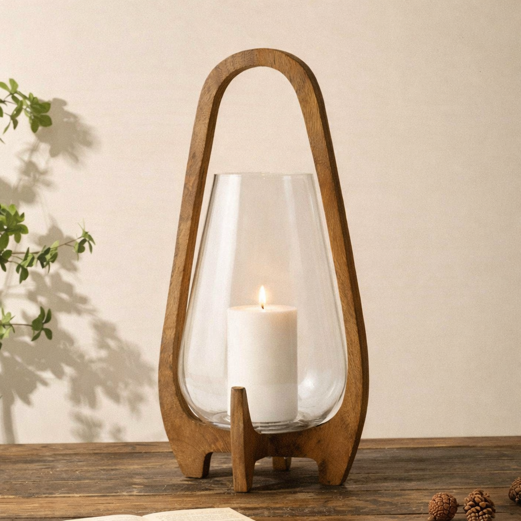 Maazi Wooden Lantern