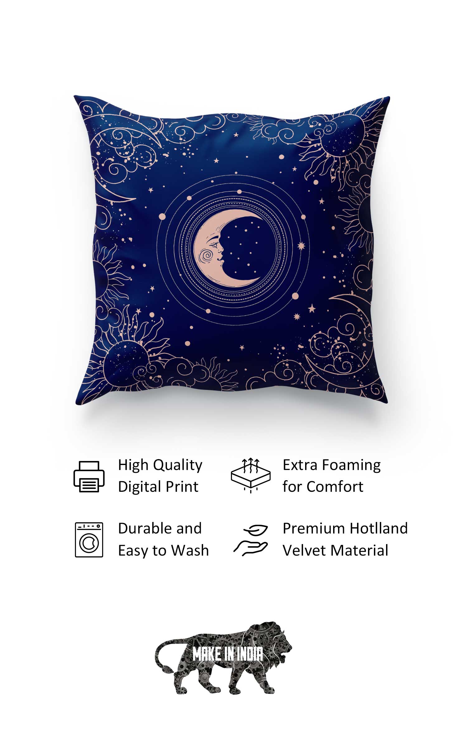 Aaftab-Mahtab Cushion cover combo set of 2