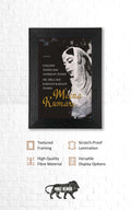 Quotes Wall Posters with Frame for Home and Office of Meena Kumari : Chand Tanha Hai