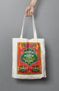 Rekhta Musafir Hai Hum Bhi Tote Bag | 100% Cotton Canvas Bags for Men & Women