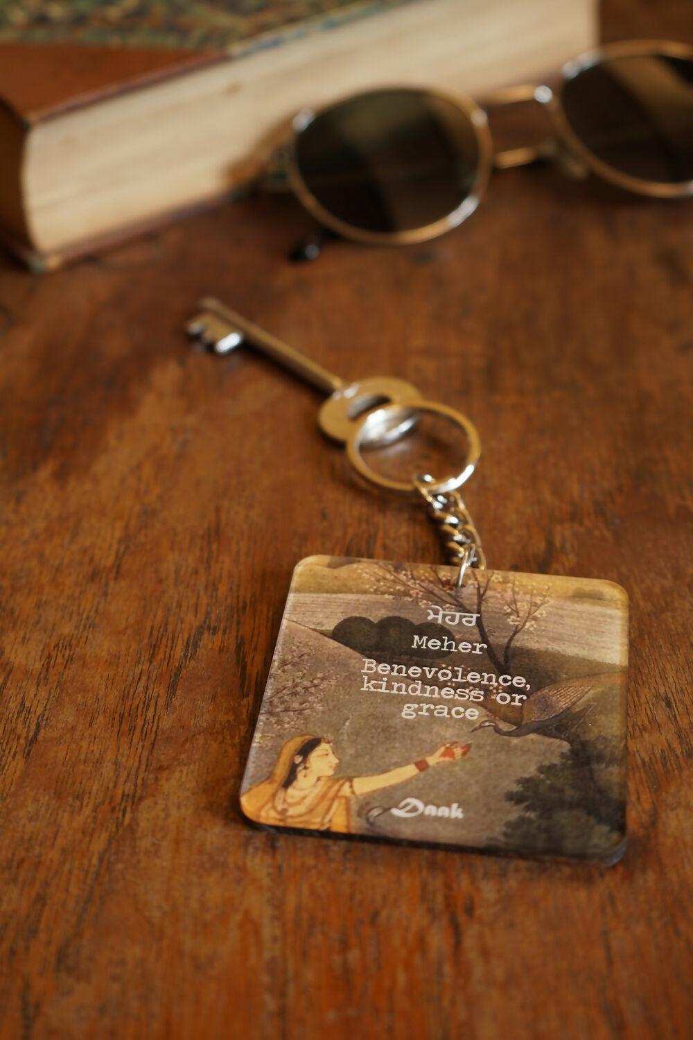 Meher (Kindness or Compassion)-Daak Keychain