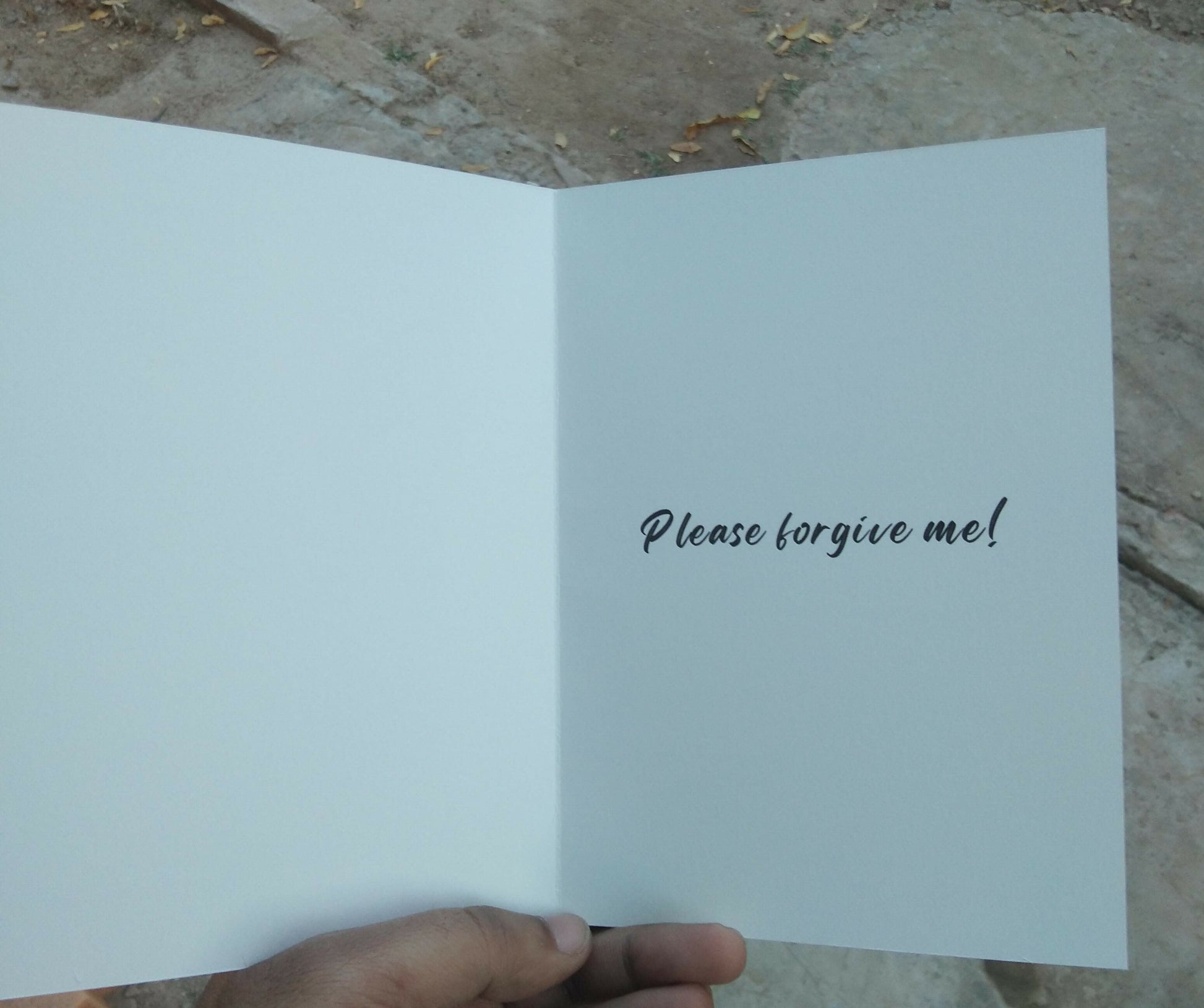 I'm sorry, Forgive me! - Greeting card