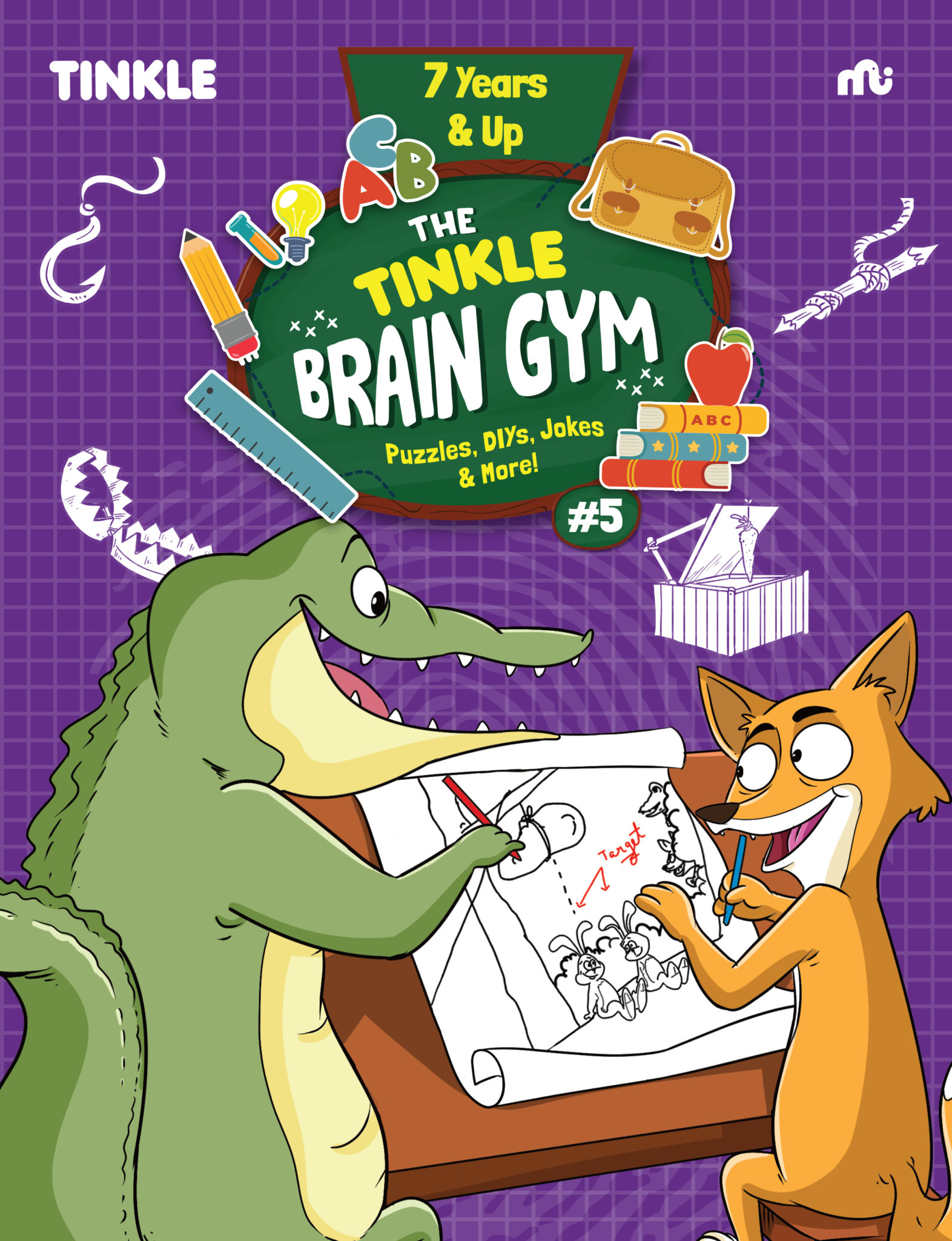 The Tinkle Brain Gym #5 : Puzzles, DIYs, Jokes & More!