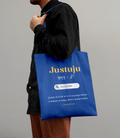 Rekhta Justuju Tote Bag | 100% Cotton Canvas Bags for Men & Women