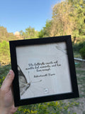 Rabindranath Tagore Quote Frame