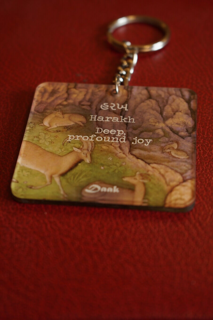 Harakh (Deep, Profound Joy)-Daak Keychain