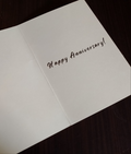 Happy Anniversary- Greeting card